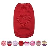 Blueberry Pet Heart Dog Sweater Valentine’s Day