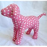 polka dot stuffed dog