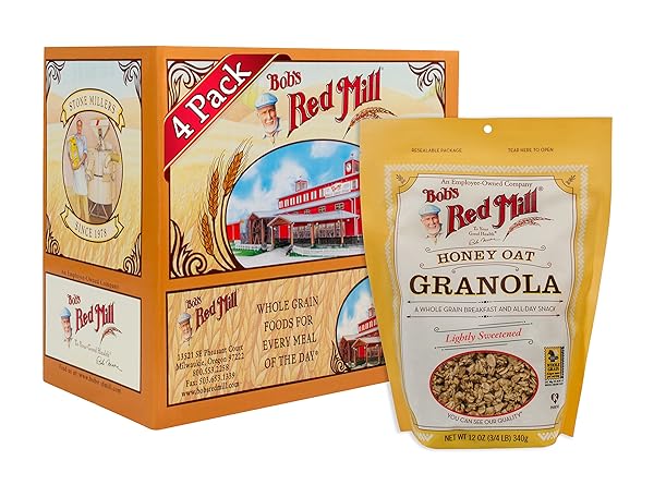 BOBS RED MILL CEREAL GRANOLA HONEY OAT, 12 OZ