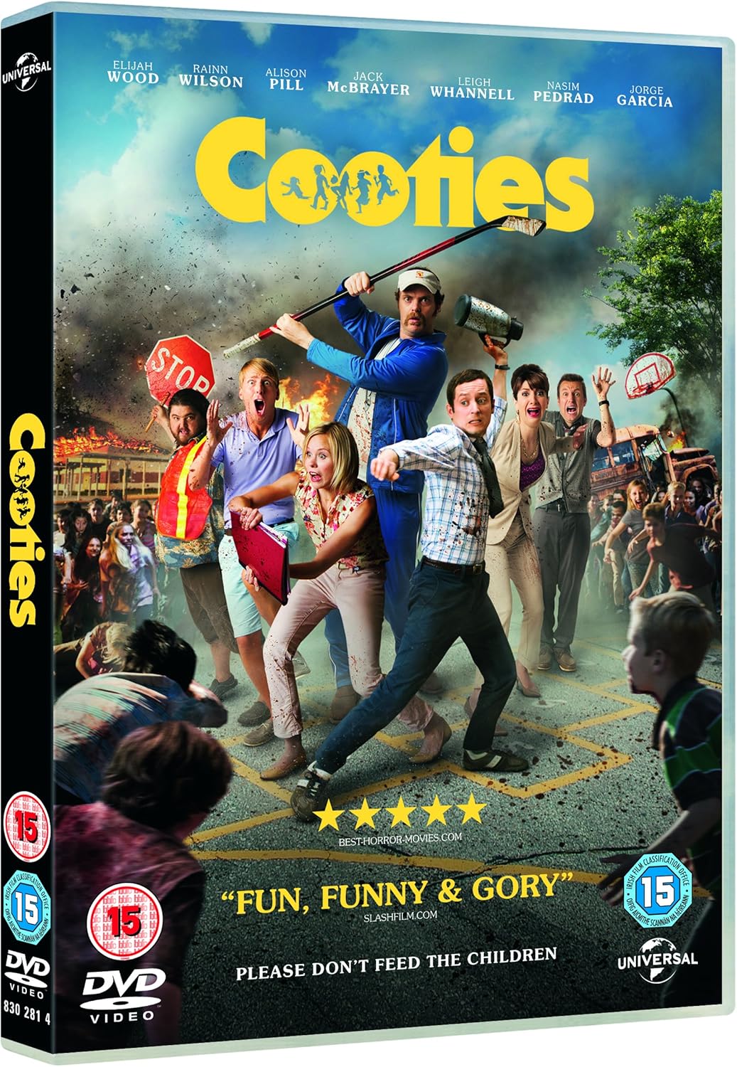 Cooties Dvd 14 Amazon Co Uk Elijah Wood Rainn Wilson Alison Pill Jack Mcbrayer Jonathan Milott Cary Murnion Elijah Wood Rainn Wilson Dvd Blu Ray