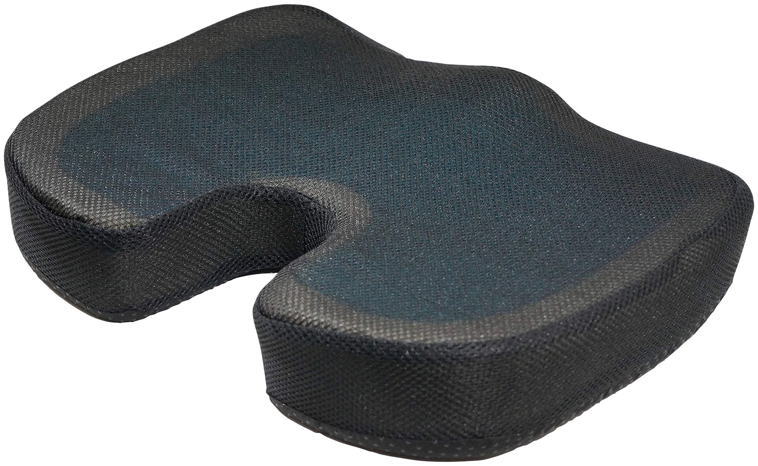 Aidapt Deluxe Coccyx Wedge Memory Foam Cushion Seat with Gel Cooling Layer for Posture Back Support for use on Office Chair, Travel Seats, Car Seats, Wheelchair, Sciatica Lower Back Pain Relief Aid