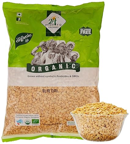 24 Mantra Organic Tur Dal, 1kg