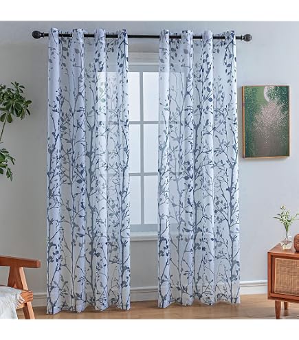 Rideaux Laura Ashley 'Fabulous Iona' Ardoise - 320 X 284 Cm - Lin/coton Doublés