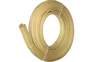 Commonwealth Basket Flat Oval Reed 1/2-Inch 1-Pound Coil, Approximately, 90-Feet