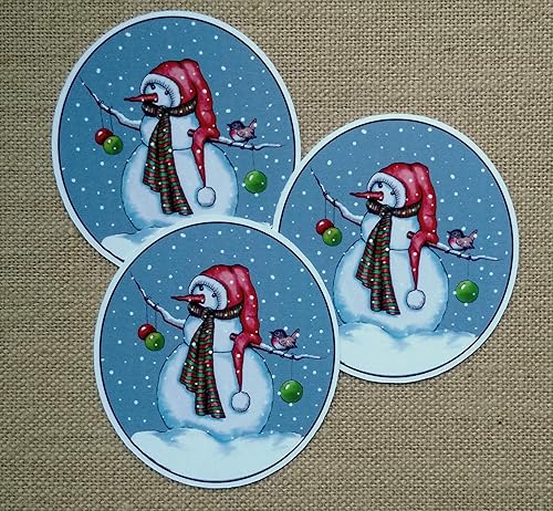 Amazon Com Snowman Paper Cut Outs Die Cut From Original Art