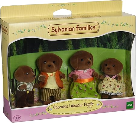 Amazon シルバニアファミリー チョコレート ラブラドール ファミリー Uk版 並行輸入品 ミニドール おもちゃ