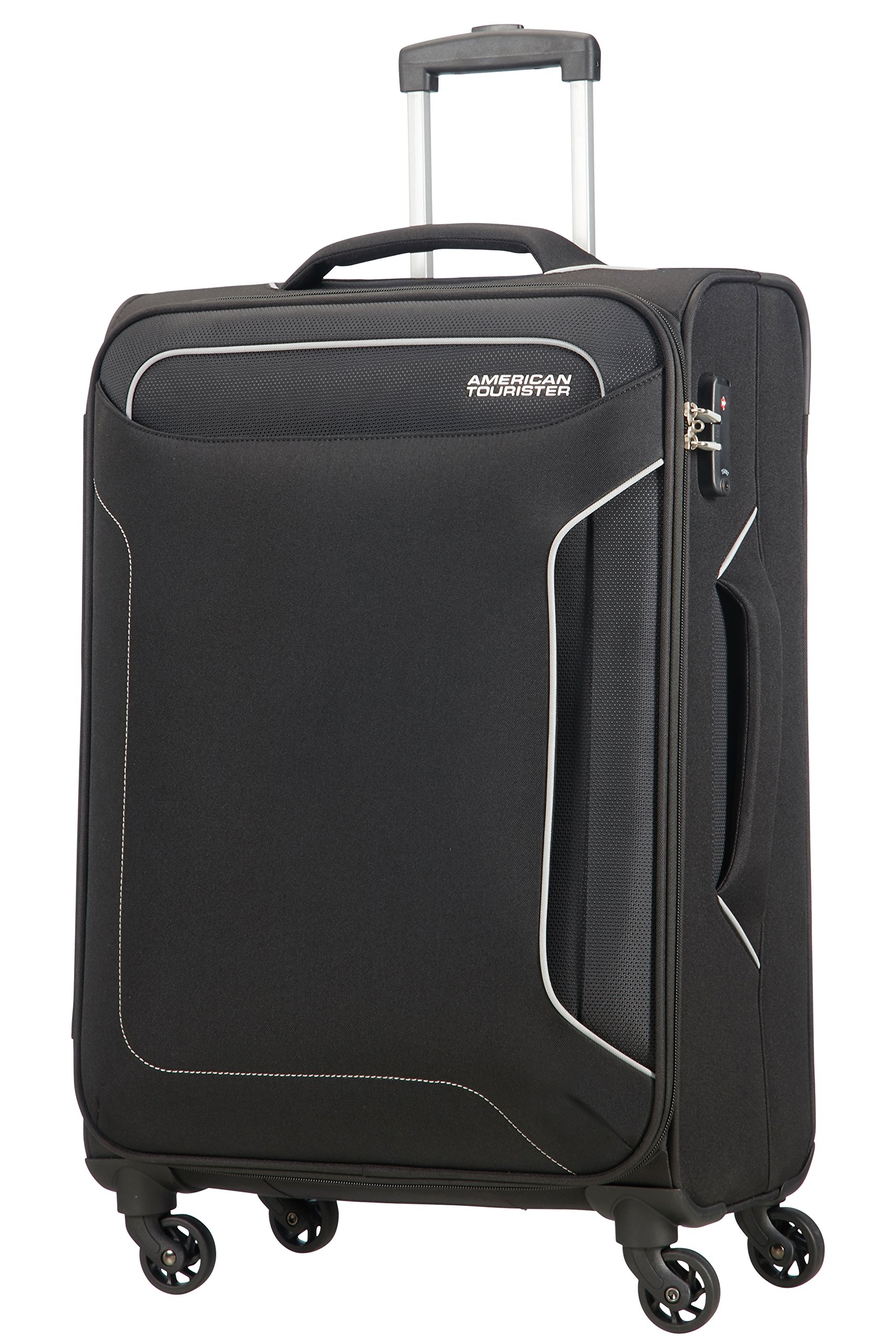 American Tourister Holiday Heat - Spinner M, Suitcase, 67 cm, 66 L, Black