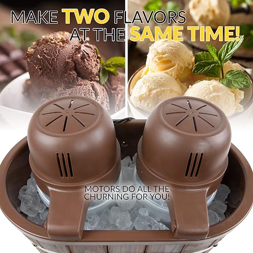 nostalgia old fashioned soft serve ice cream maker