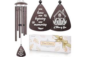 VIFOEW House Warming Gifts New Home, 32" Bronze Wind Chimes Housewarming Gifts, New Home Gift Ideas for Women Men Homeowners Couples Family Friends, Unique First Home Gift for Apartment Decor