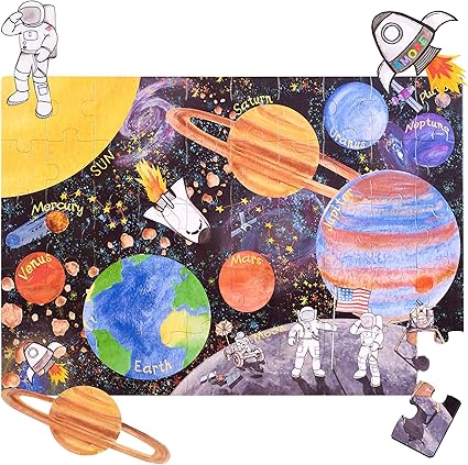 rompecabezas del sistema solar para niños