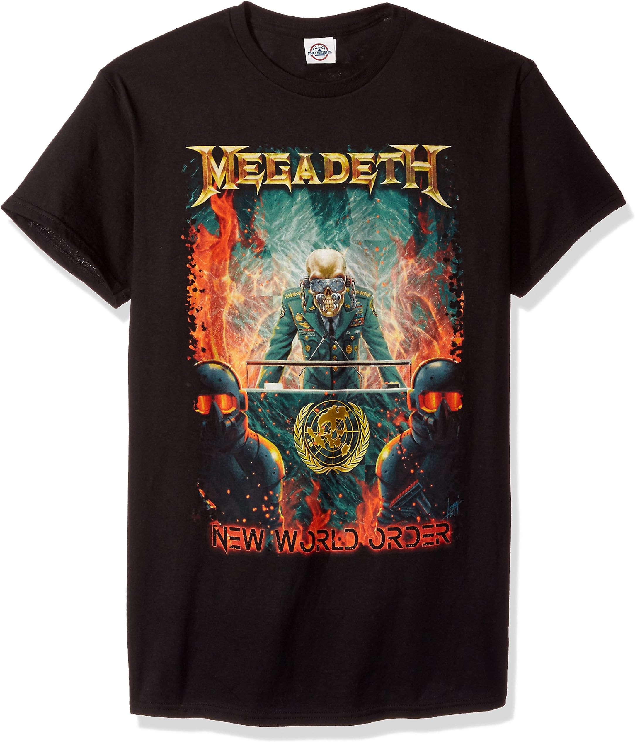 FEA Megadeth New World Order Mens T-Shirt
