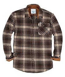 Gioberti Men's Brushed Flannel 100% Cotton Plaid