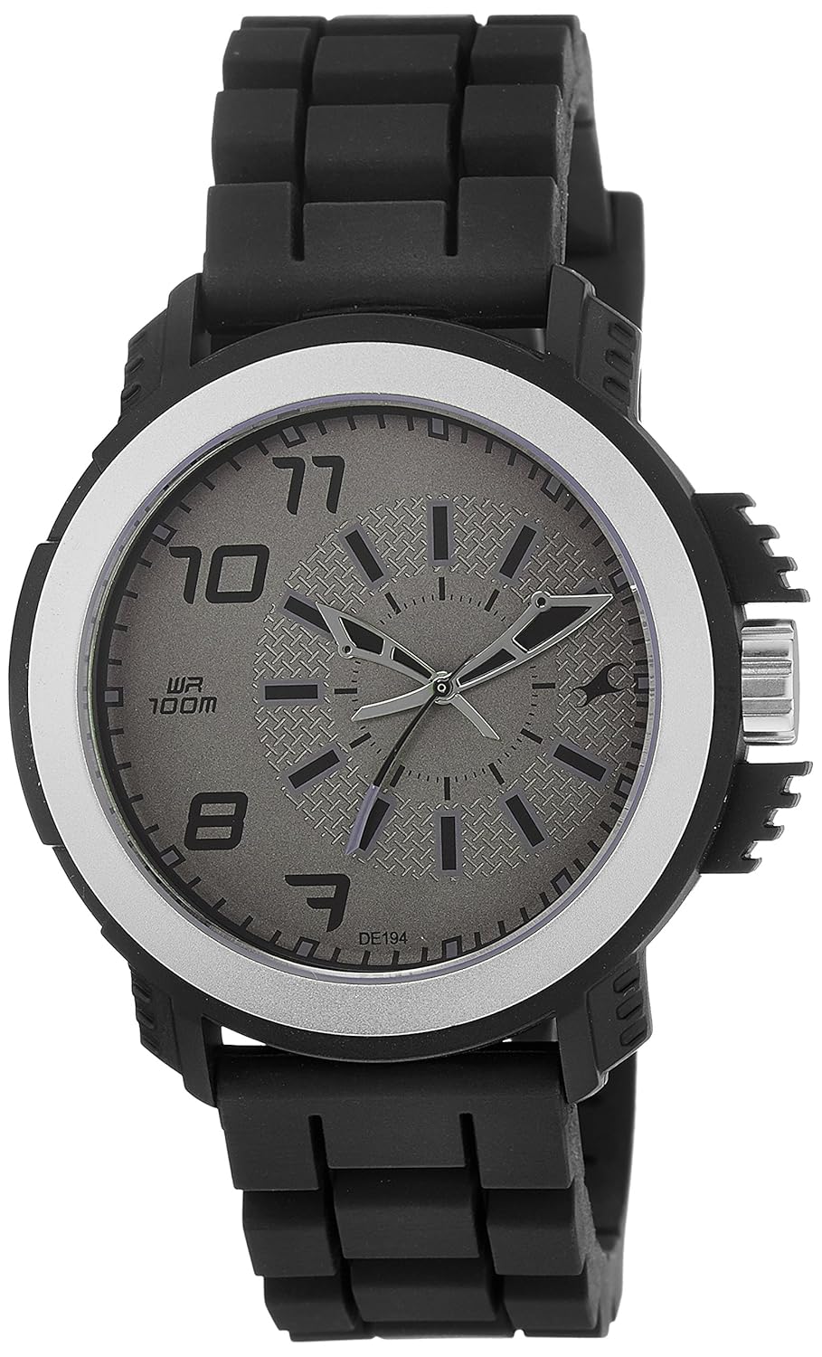 fastrack black sports watch