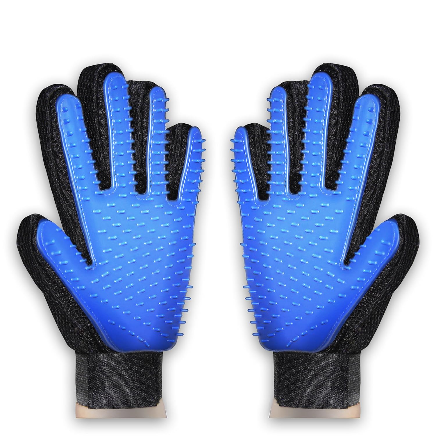 Dog Grooming Glove Brush Left and Right Handed in 1 Pair also for Cat