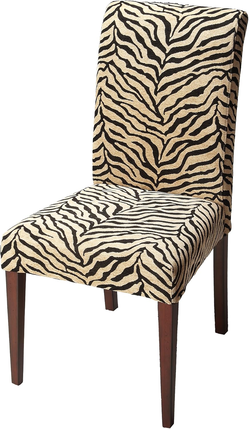 Butler Specialty Zebra Print Fabric Parsons Chair 2956983 Amazon Co Uk Kitchen Home