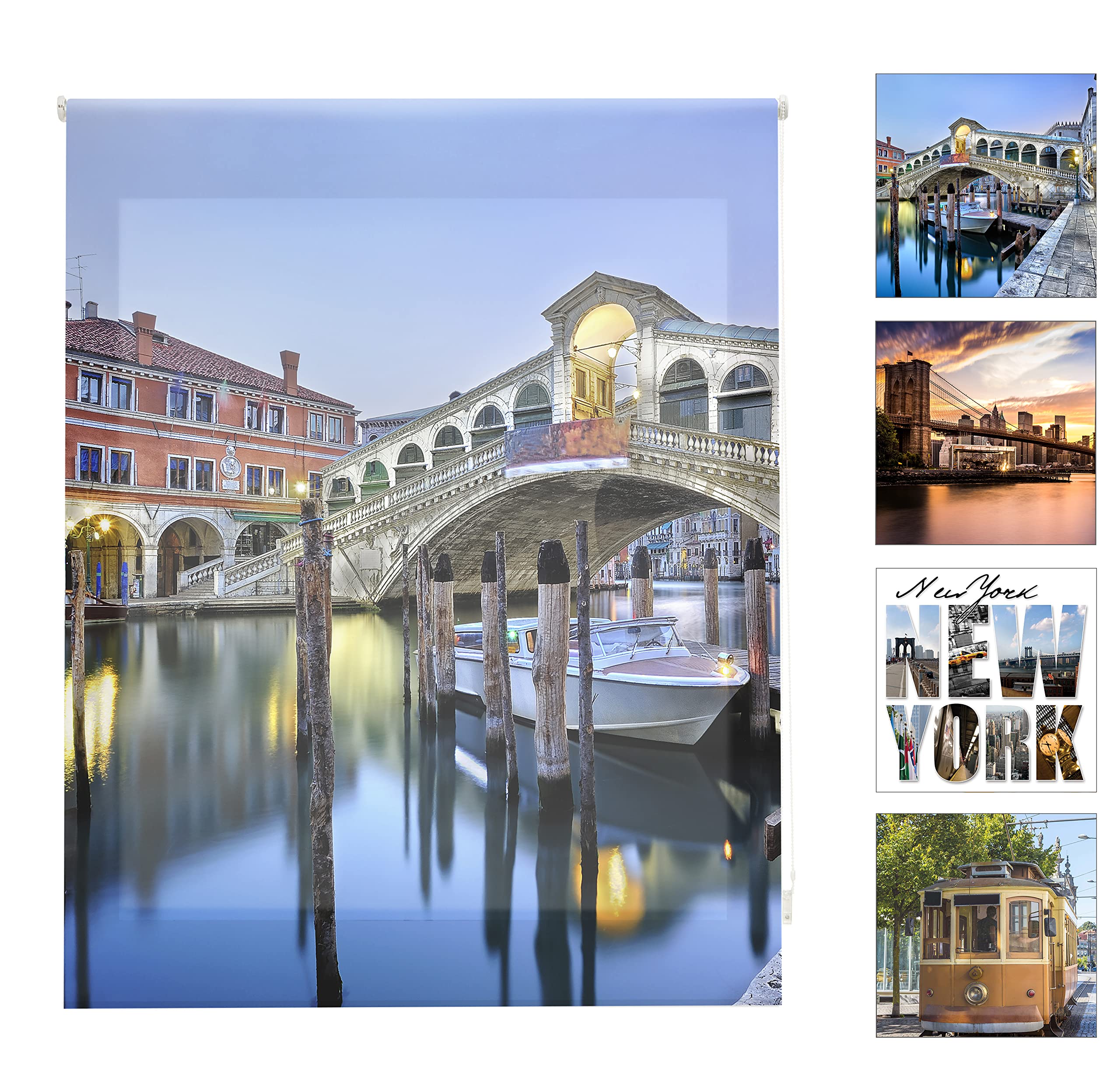 blindecor Digital Roller – Roller Translucent, Digital Print 110 x 180 cm