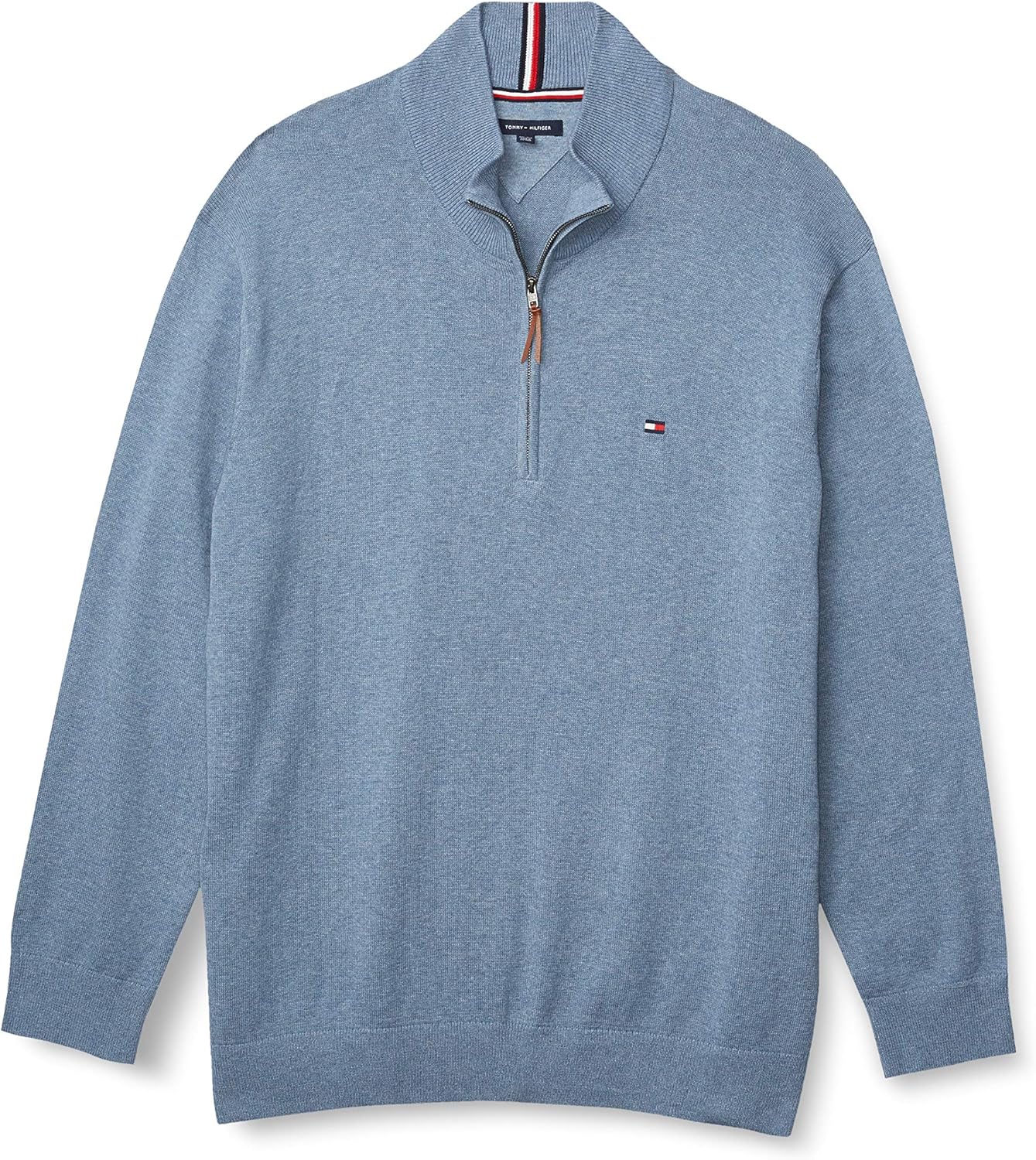 Tommy Hilfiger Men's Big and Tall 1/4 Zip Pullover Sweater at Amazon Menâs Clothing store