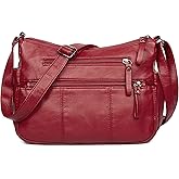 VOLGANIK ROCK Purses for Women Soft PU Leather Shoulder Bag Ladies Crossbody Purse and handbags Lightweight Pocketbook