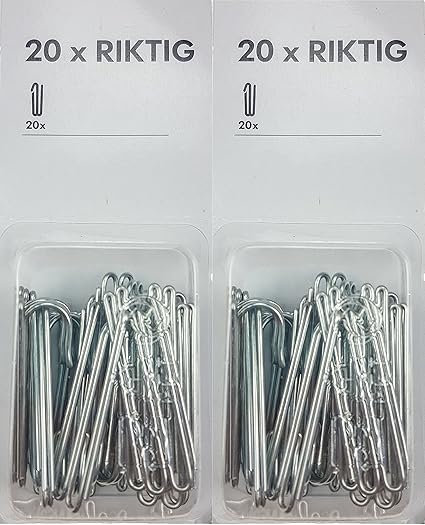 Ikea Riktig Curtain Hooks Pack Of 1 Amazon Co Uk Kitchen Home