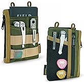 VIPERADE VE18 EDC Pouch, Pocket Organizer for Men, EDC Pocket Organizer, 3 Slots with 2 Zipper Pockets, Multitool Pouch