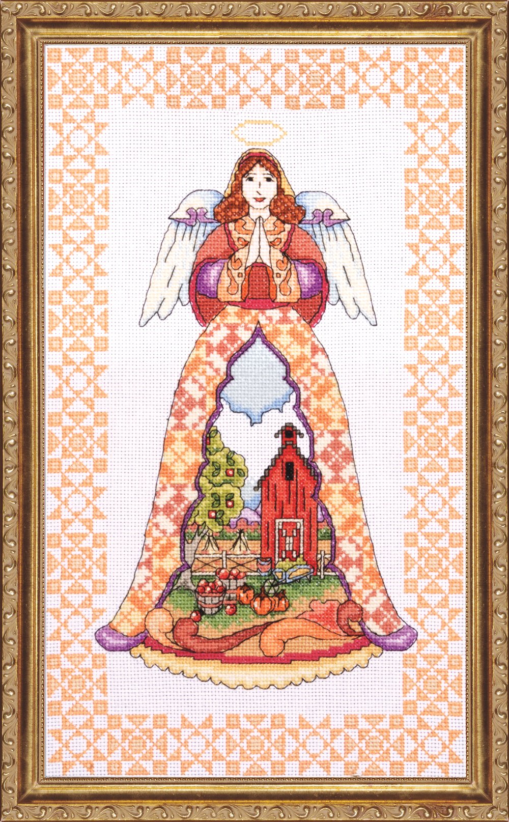 Design Works Jim Shore Autumn Angel Cross Stitch Kit