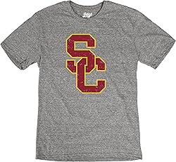 Blue 84 Men's USC Trojans Tri-Blend T-Shirt Vintage