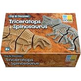 Yellow Door Dig and Discover - Triceratops &amp; Spinosaurus