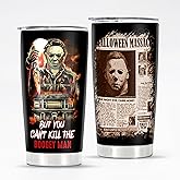 Keraoo 20oz Horror Tumbler, Gift for Men & Women - Halloween Mug & Cup - The Boogey Man Decoration