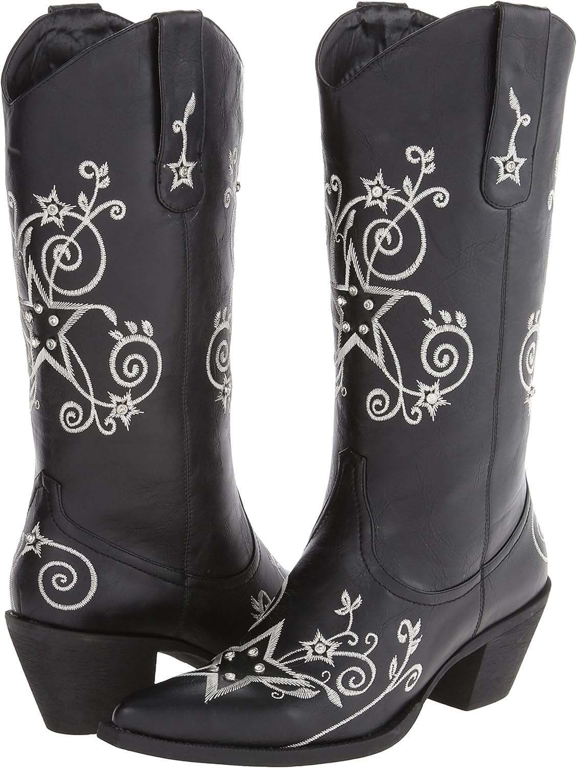 botas vaqueras para mujer con piedras