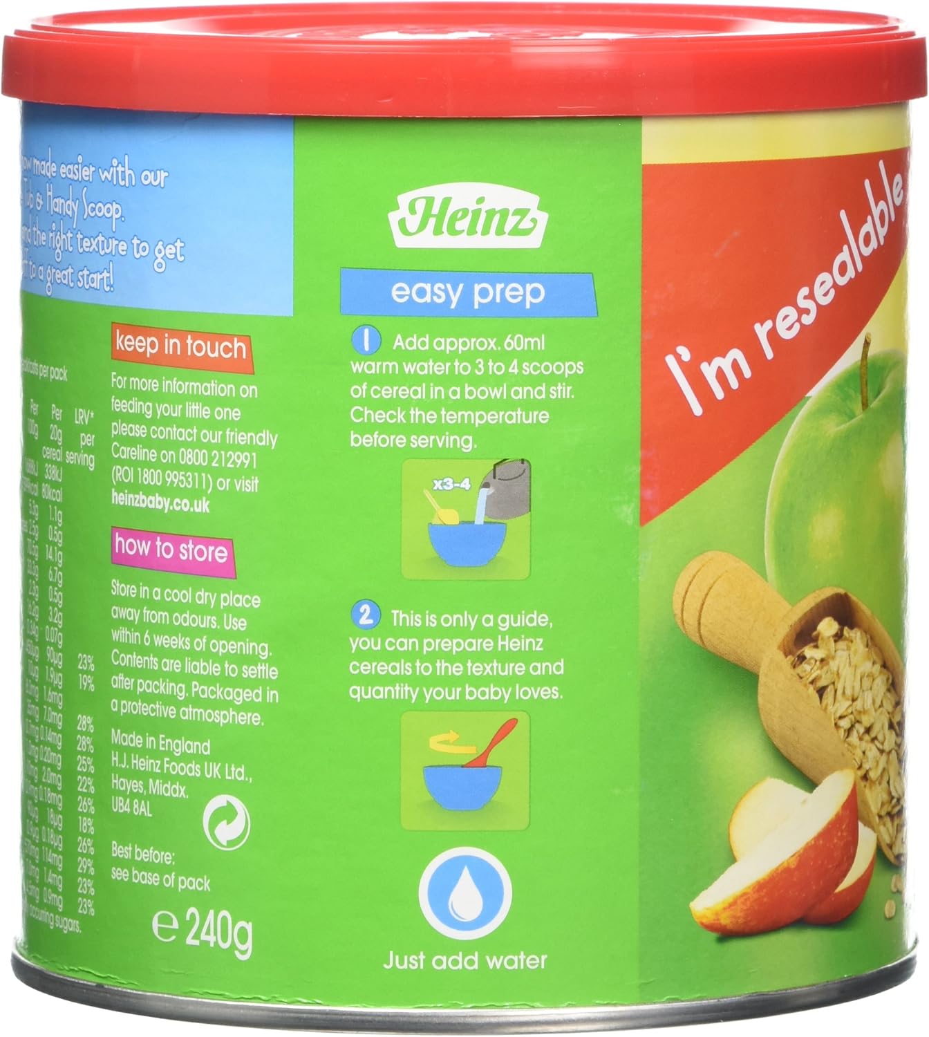 heinz apple porridge