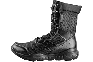 WWOODTOMLINSON Men's LD Lightweight Combat Boots Microfiber/Suede Leather Military Tactical Boots