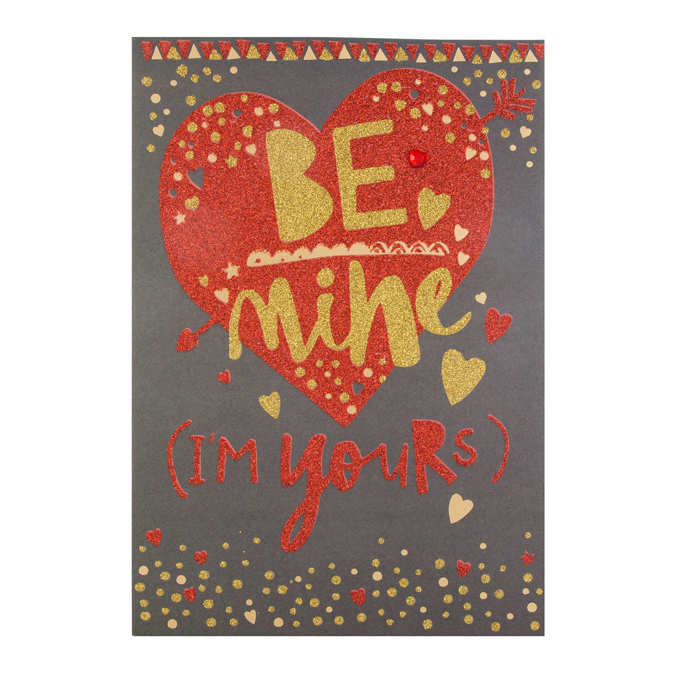 Hallmark 25485615 Valentine's Day Card "Be Mine" - Large