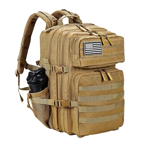 LHI Military Tactical Backpack for Men and Women 45L Army Days