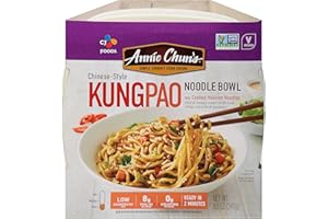 Annie Chun's Noodle Bowl, Chinese-Style Kung Pao, Vegan, Non-GMO, 8.5-oz (Pack of 6)