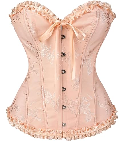 JoyPeak Corset Tops for Women,Lace Bustier Corset Lingerie top