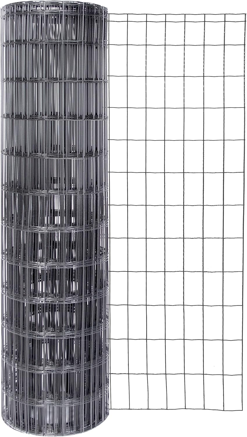 GAH-Alberts 604905 Schweißgitter Fix-Clip Pro® | verschiedene Längen und Höhen - wahlweise in verschiedenen Farben | anthrazit-metallic | Höhe 153 cm | Länge 25 m