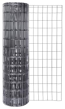 GAH-Alberts 604882 Schweißgitter Fix-Clip Pro®, anthrazit-metallic, 1040 mm Höhe, 25 m Rolle, Drahtstärke: 2,2 / 2,2 mm, Masc