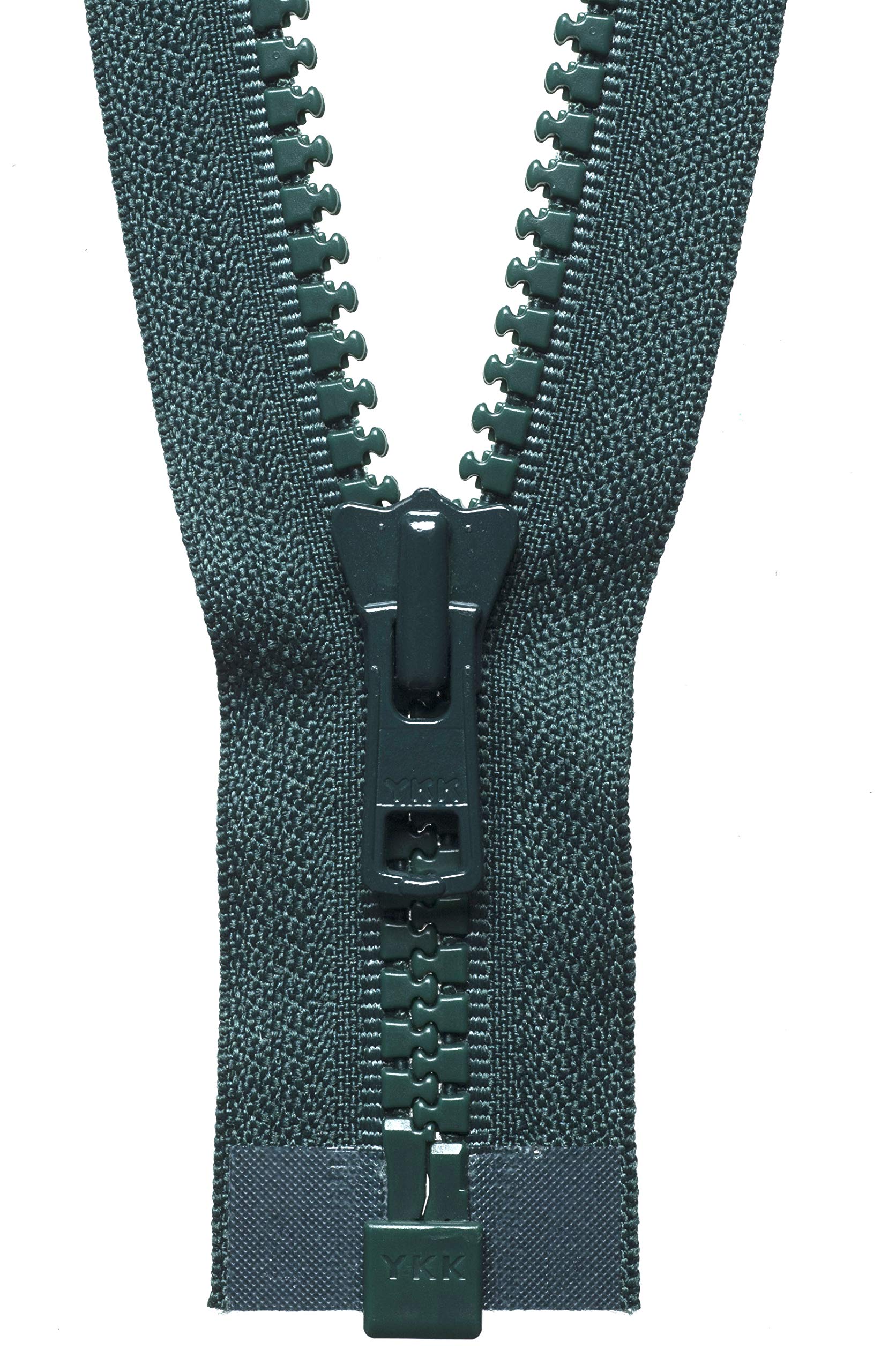 YKK Open Ended Zip, No. 890 Forest Green, 51 cm Length โ image 1