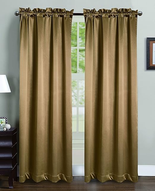 Amazon Com Rt Designers Collection Lavon Crushed Satin 54 X 84 In
