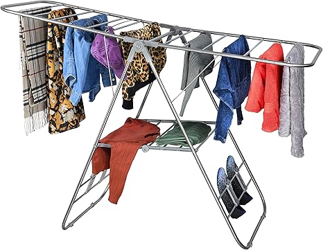 heavy duty outdoor clothes drying rack
