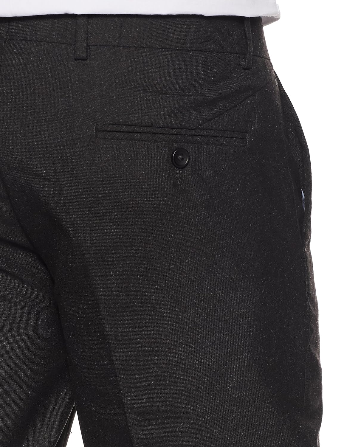 john players men's slim fit formal trousers