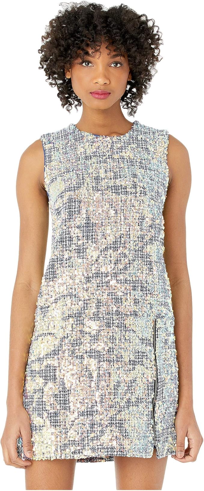 nicole sleeveless sequin dress