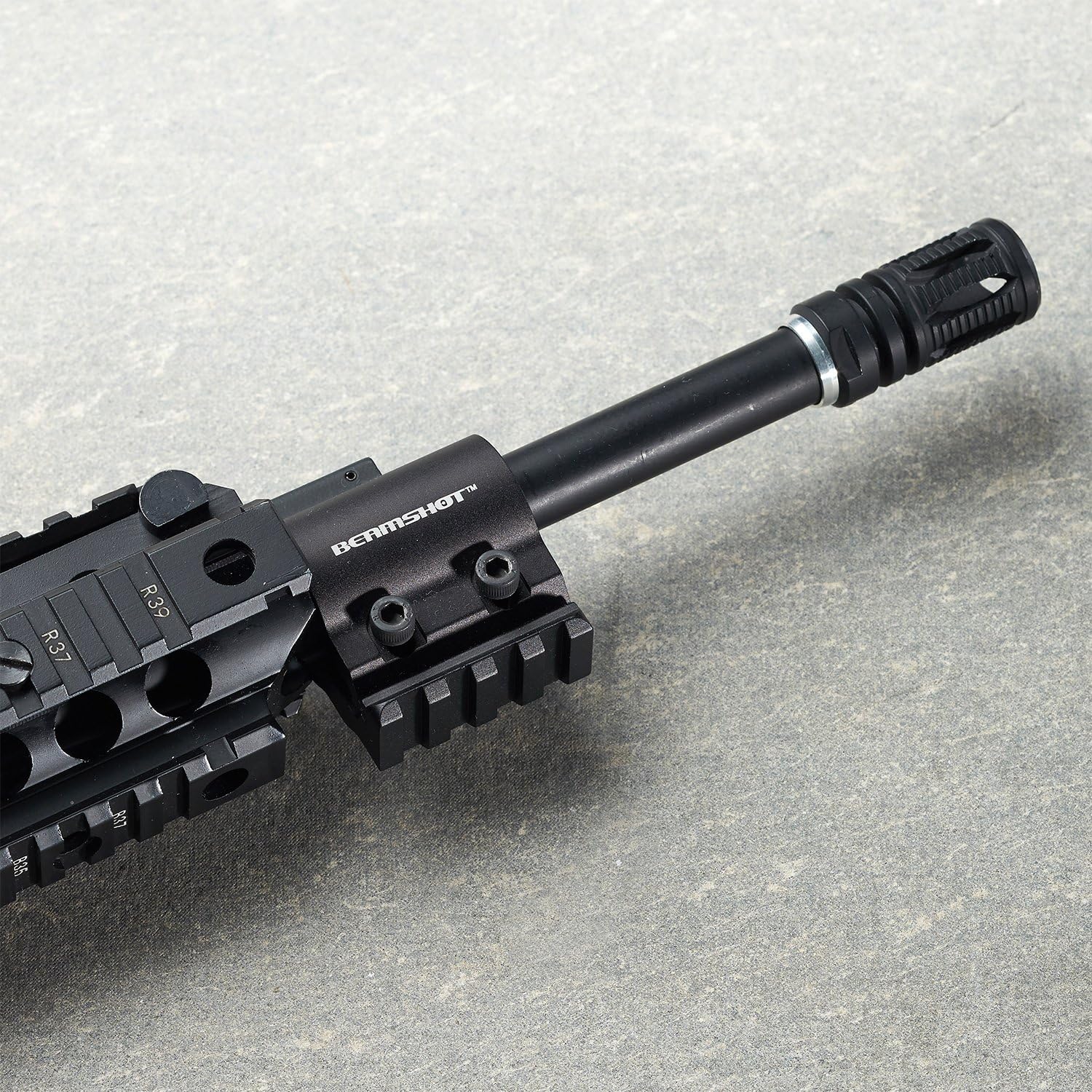 Beamshot RF9 Mount: Attaches to All Rifles, Shotguns & Airsoft Guns to Create a Standard 1913 Picatinny Rail System Which Will Accommodate All Types of Laser & Flashlight Accessories : Air Gun Mounts : Sports & Outdoors