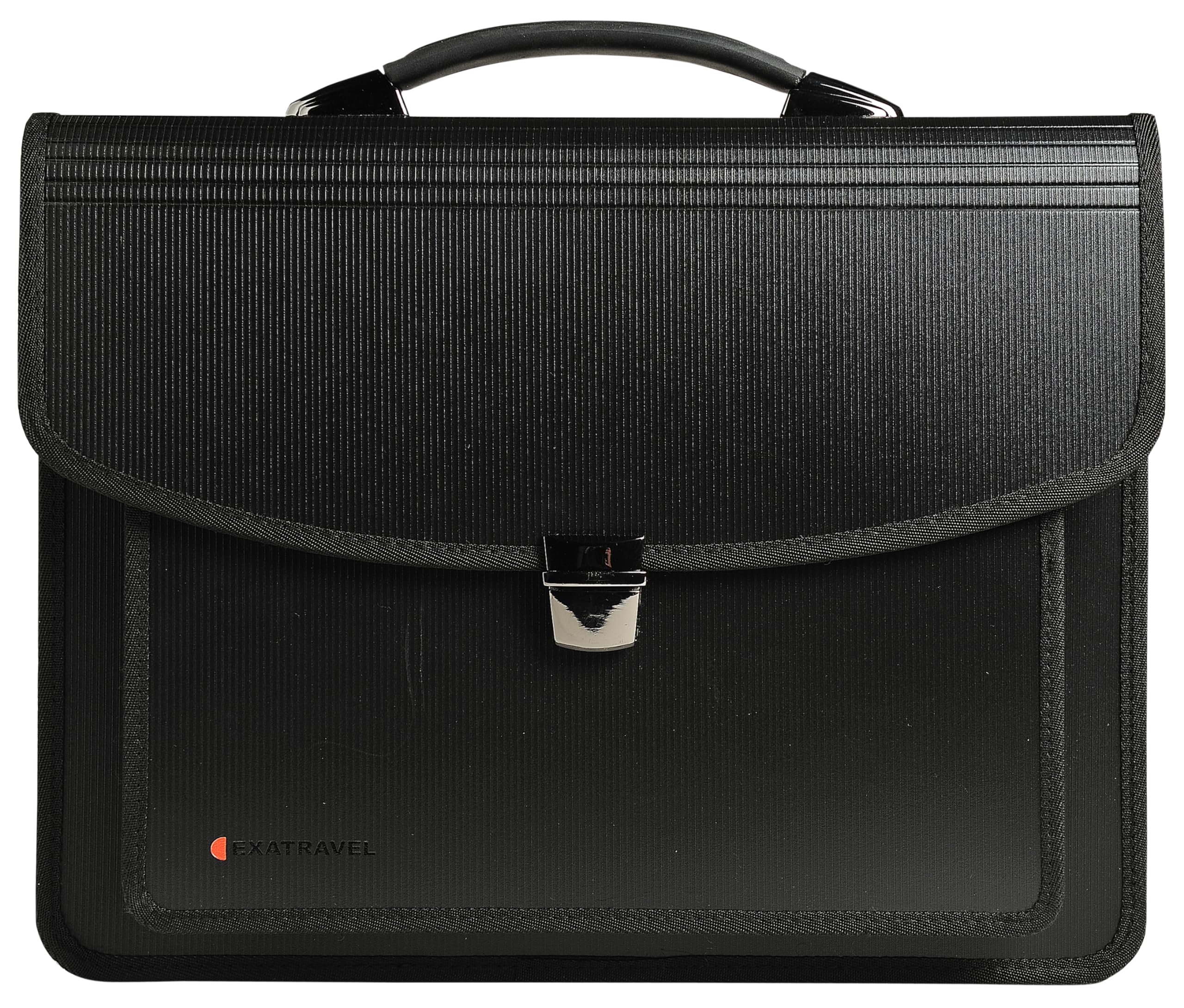 Exacompta - Ref 55734E - Exactive - Exatravel Laptop Case - 400 x 300 x 100mm in Size, Padded Compartment for a 15" Laptop or Tablet, Hardwearing PP - Black