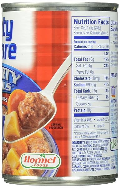 DINTY MOORE BEEF STEW, FRESH POTATOES & CARROTS, 15 OZ
