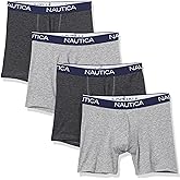 Nautica Men's 4 Pack Heather Stretch Boxer Briefs