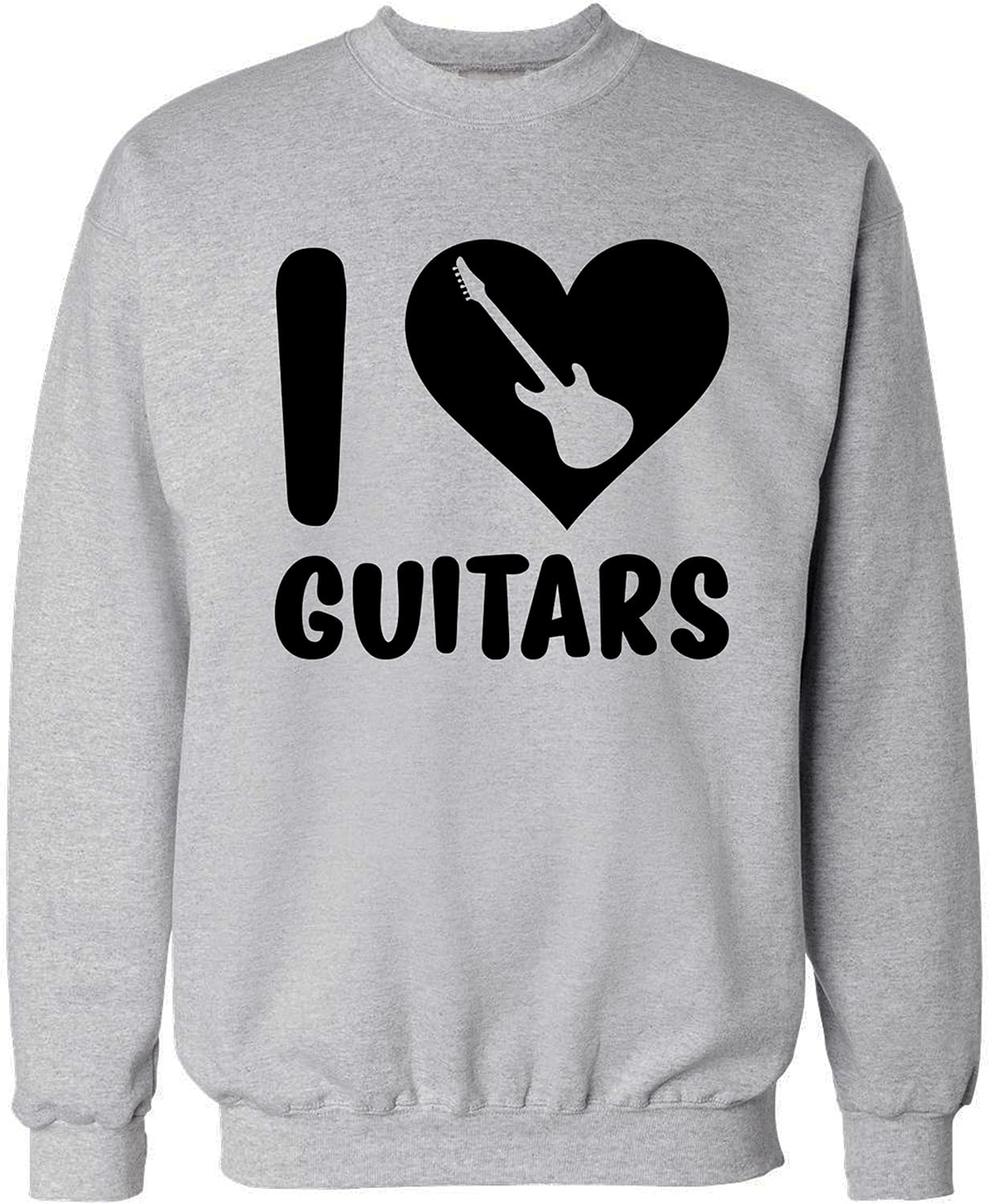 I love guitars Sweatshirt XS bis 2XL Pullover Flox Creative