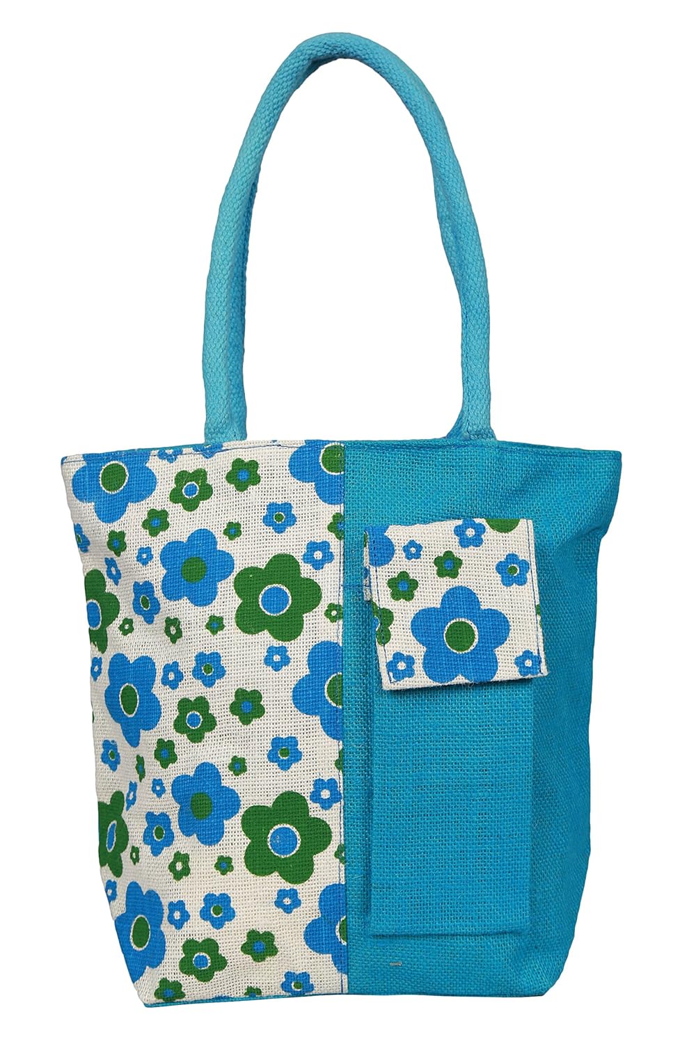 fabseasons jute handbag with mobile holder for day to day use and with zipper