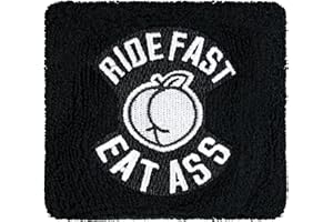 MotoLoot Brake Fluid Reservoir Cover Sock for Motorcycles, Sporbikes and Gifts by Moto Loot (Ride Fast Eat Ass)