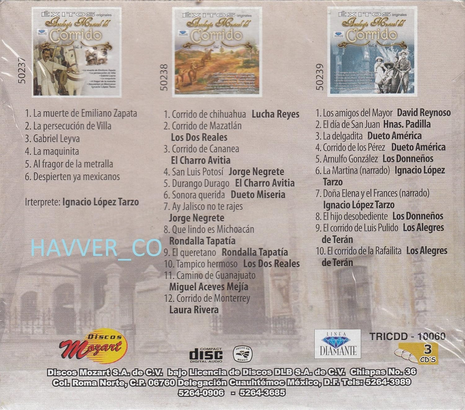 Amazon Com Antologia Musical Del Corrido Vol 4 5 6 Box Set 3cd Music antologia musical del corrido vol